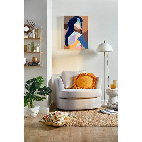 KILLIAN OVERSIZED SWIVEL ARMCHAIR
