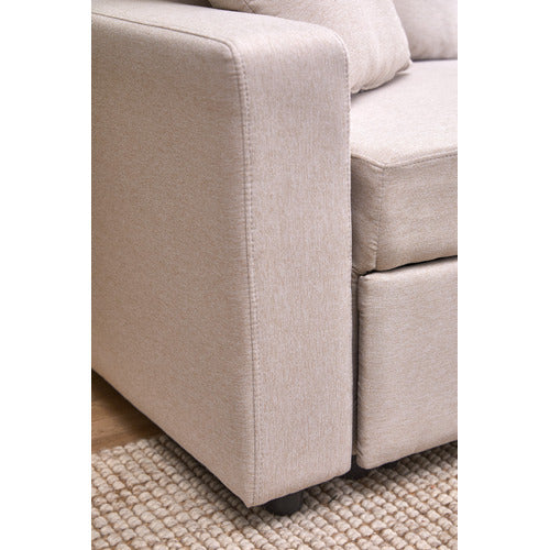 DARCY 3 SEATER SOFA BED WITH REVERSIBLE CHAISE