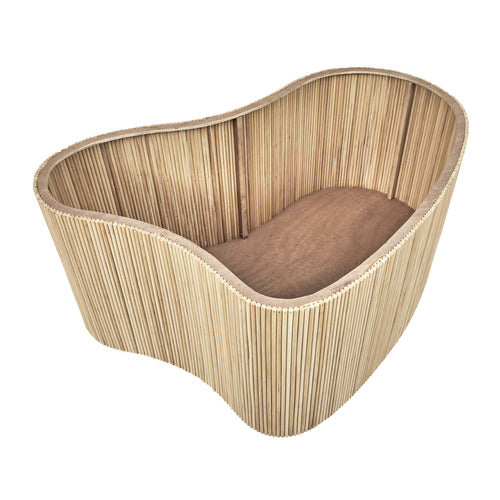 MADDISON LANE PIERRE RATTAN COFFEE TABLE