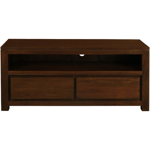 LA VERDE BELGIUM 2 DRAWER SOLID WOOD ENTERTAINMENT UNIT