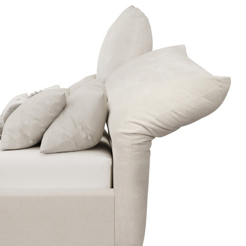 LIVING FUSION CHYNNE UPHOLSTERED QUEEN BED