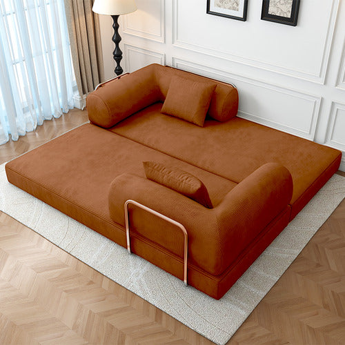 MIKASA FURNITURE KIRAN 3 SEATER DOUBLE CORDUROY SOFA BED