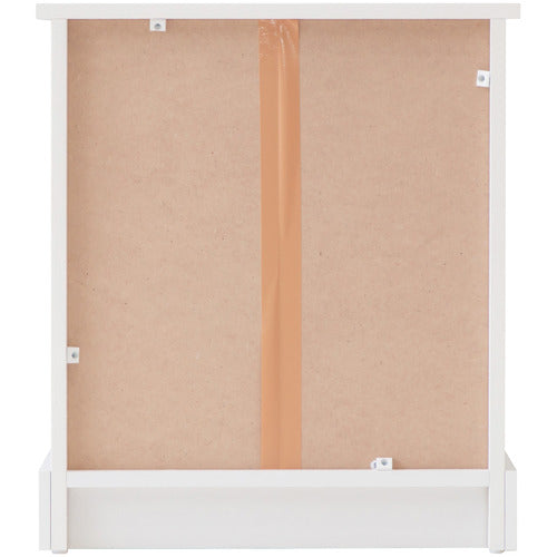 WEST VALLEY INTERIORS WHITE HAMPTONS BEDSIDE TABLE