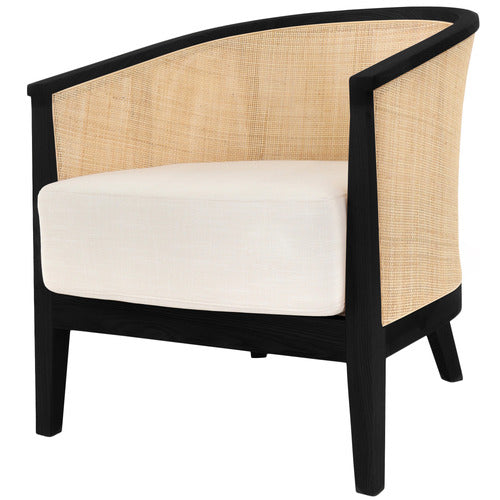 HYDE PARK HOME LENYLLE OAK WOOD TUB CHAIR