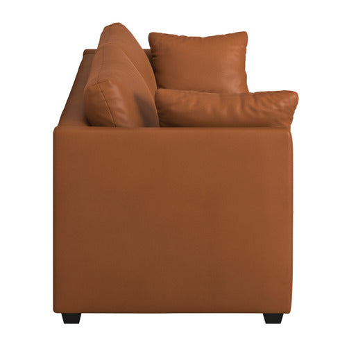 ARMADA COMMERCIAL LOTTE 2.5 SEATER FAUX LEATHER SOFA BED