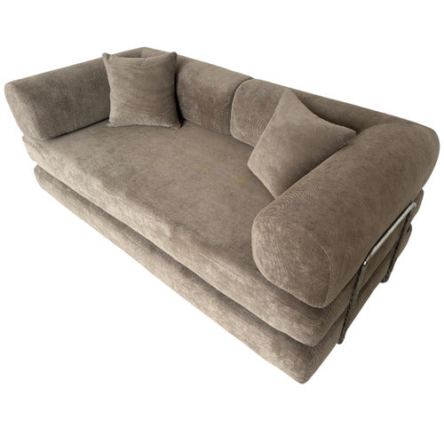 MIKASA FURNITURE KIRAN 3 SEATER DOUBLE CORDUROY SOFA BED