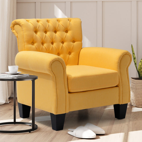 NATURALLY PROVINICIAL DUMAS UPHOLSTERED ARMCHAIR