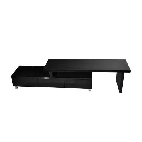 BY DESIGNS XENA LARGE ENTERTAINMENT UNIT IN BLACK