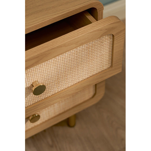 MAXINE 2 DRAWER BEDSIDE TABLE