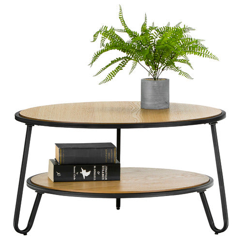 CONTINENTAL DESIGNS MACY ROUND COFFEE TABLE