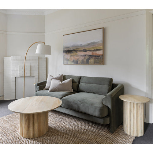 GISELLE 3 SEATER VELVET SOFA