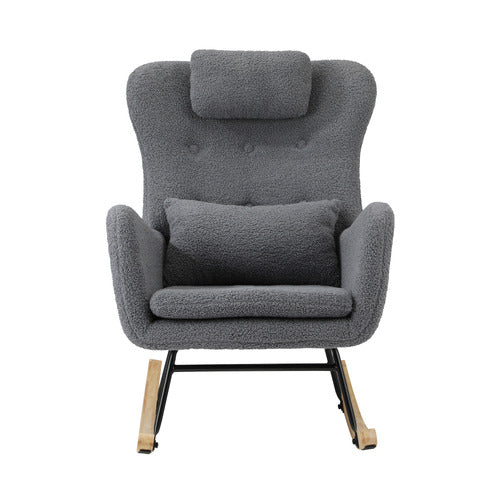LIVING FUSION CLARK SHERPA ROCKING CHAIR