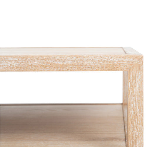 HAMILTON FURNITURE FRENCH OAK WOOD COFFEE TABLE