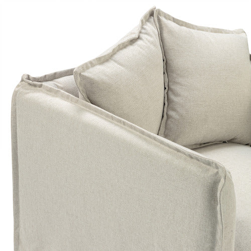 MONTAUK UPHOLSTERED SLIPCOVER ARMCHAIR