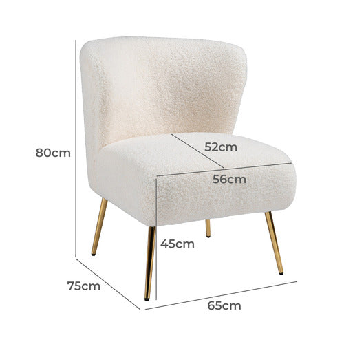 CORA HOME LIVING KIPLING UPHOLSTERED ACCENT CHAIR