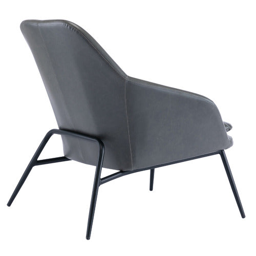 CORA HOME LIVING TALA FAUX LEATHER ARMCHAIR