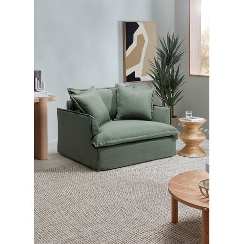 SOFTY PREMIUM OVERSIZED SIIPCOVER ARMCHAIR