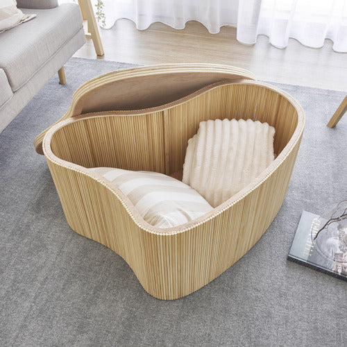 MADDISON LANE PIERRE RATTAN COFFEE TABLE