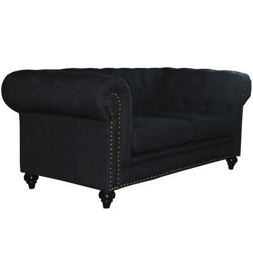 BY DESIGNS LANDON 2 SEATER CHESTERFIELD SOFA