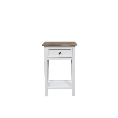 BOUQUET HOUSE CLASSIC BEDSIDE TABLE WITH 1 DRAWER