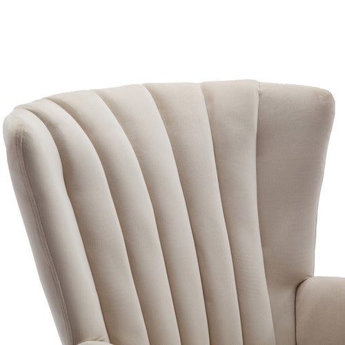 CASSINGTON HOME ELYSE VELVET ARMCHAIR
