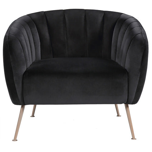 BY DESIGNS ASHA VELVET ACCENT CHAIR