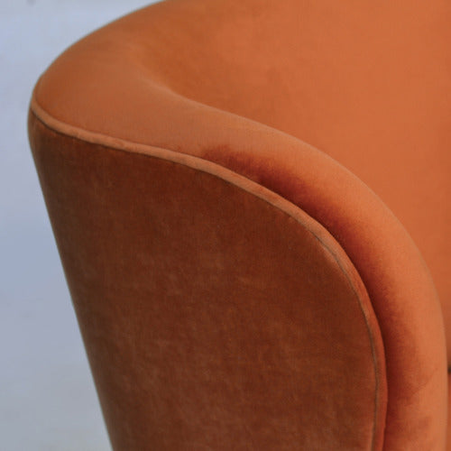BROOKLYN AND BELLA RAELEY VELVET SWIVEL CHAIR