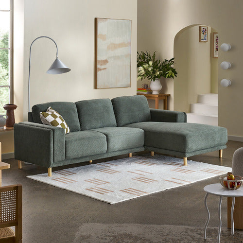 BORDER 3 SEATER SOFA WITH CHAISE