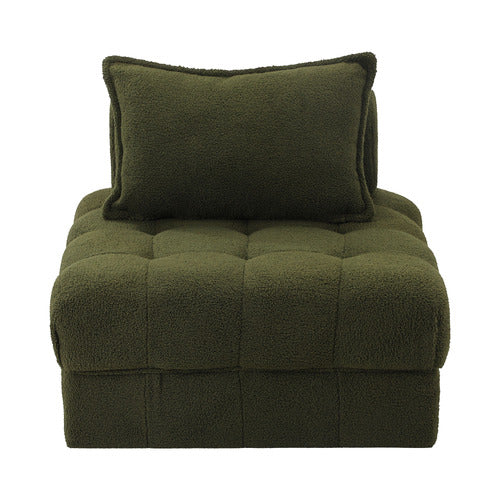 LIVING FUSION ARMATI TUFTED ACCENT CHAIR