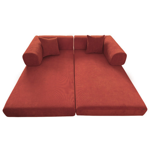 MIKASA FURNITURE KIRAN 3 SEATER DOUBLE CORDUROY SOFA BED