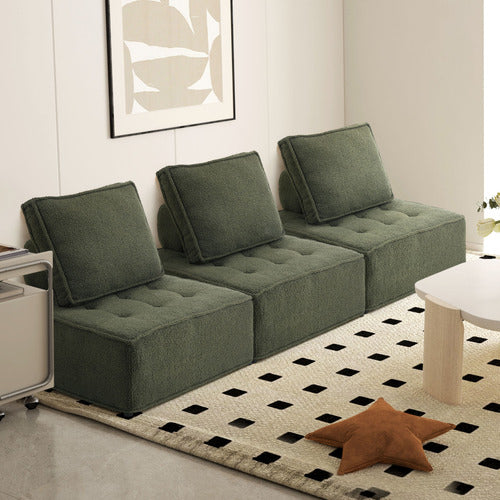 LIVING FUSION ISABELLA TUFTED ACCENT CHAIRS (SET OF 3)