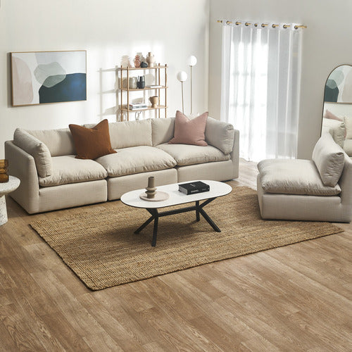 MARTINE UPHOLSTERED ARMLESS CHAIR