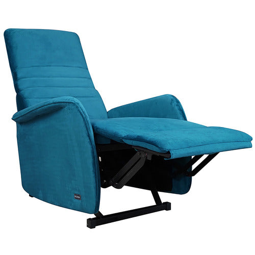 YORK STREET ARUZHAN VELVET RECLINER ARMCHAIR