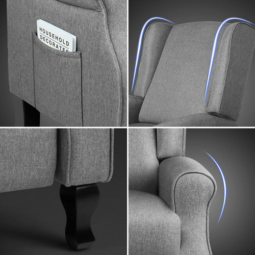 HOXTON ROOM PHILO RECLINER ACCENT CHAIR