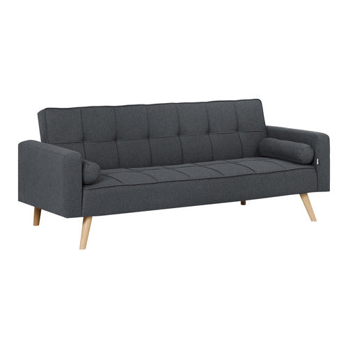 HAVEN COVE FURNITURE KASH 3 SEATER LINEN DOUBLE SOFA BED