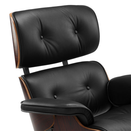 MILAN DIRECT EAMES PREMIUM REPLICA LOUNGE CHAIR & OTTOMAN