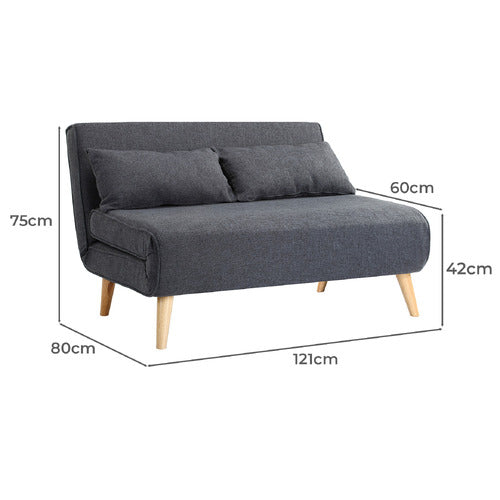 AERO 2 SEATER SOFA BED