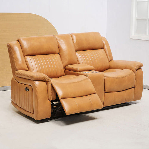 BY DESIGNS MARCIELA 2 SEATER ELECTRIC RECLINER SOFA
