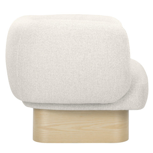 NATURAL BENJI SWIVEL ARMCHAIR