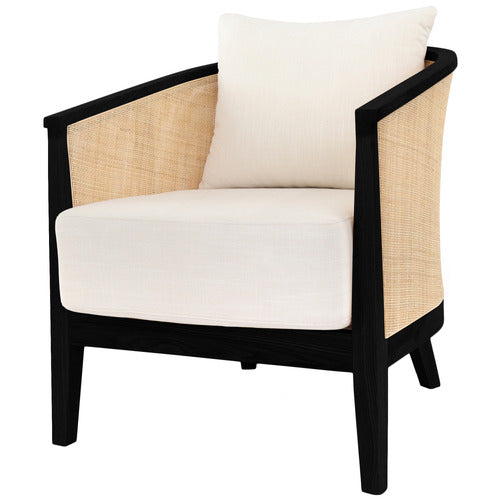 HYDE PARK HOME LENYLLE OAK WOOD TUB CHAIR