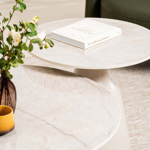 KEYS ROAD DESIGNS 2 PIECE SHARA CERAMIC COFFEE TABLE SET