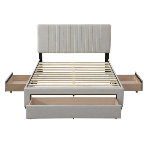 WESTERN DESIGNS MONTES 3 DRAWER QUEEN BED