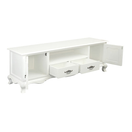 LA VERDE 2 DOOR 2 DRAWER FRENCH ENTERTAINMENT UNIT