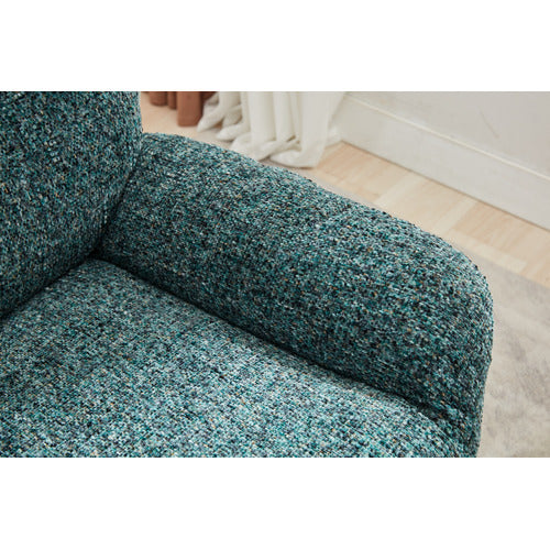 CASSINGTON HOME 2 PIECE RYE UPHOLSTERED SWIVEL CHAIR & FOOTSTOOL SET