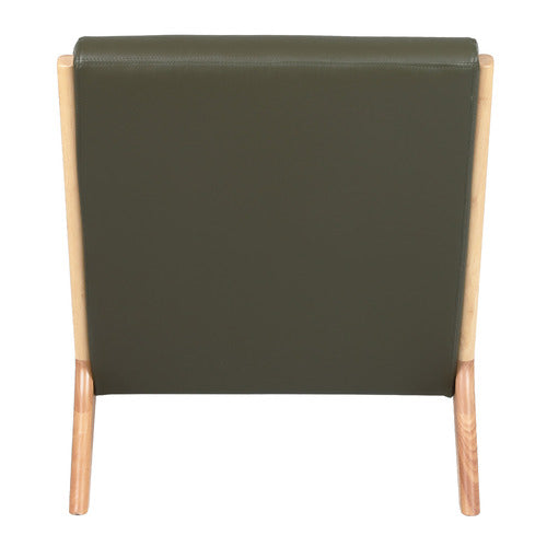 LIVING FUSION KAMDEN FAUX LEATHER ARMCHAIR