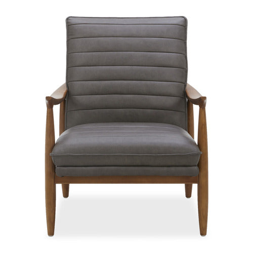 ALDRIC GENUINE LEATHER ARMCHAIR