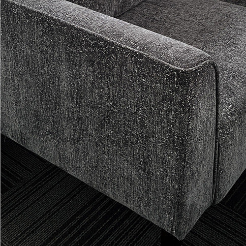 EXQUISITE LIVING GREY FORREST 3 SEATER SOFA