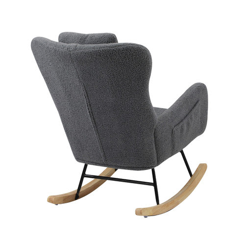 LIVING FUSION CLARK SHERPA ROCKING CHAIR