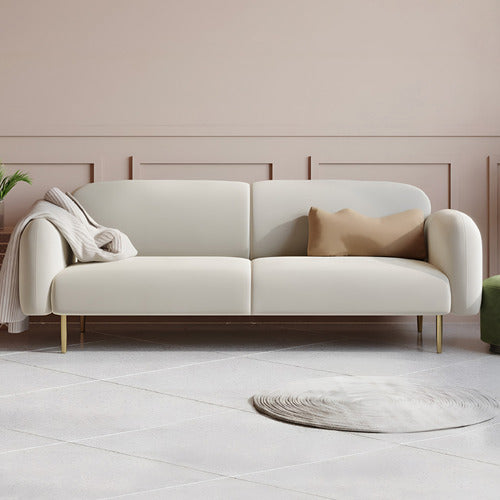 MODERN COLLECTIVE LEOPOLD 3 SEATER VELVET SOFA