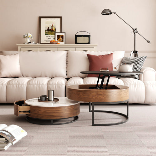 SHIRLEY LANE FURNITURE 2 PIECE LUISA NESTING COFFEE TABLE SET